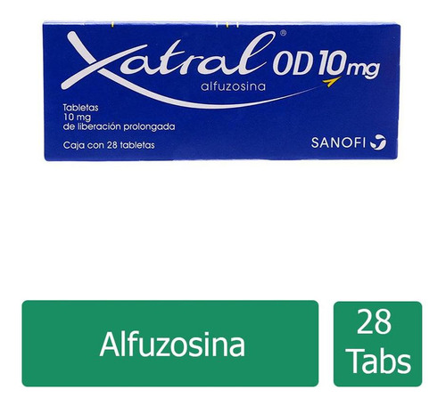 Xatral Od 10 Mg Caja Con 28 Tabletas