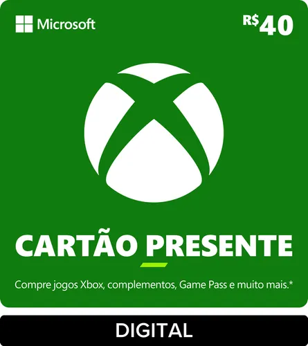 XboxCartãoPresenteBRL40Giftcard(Digital)