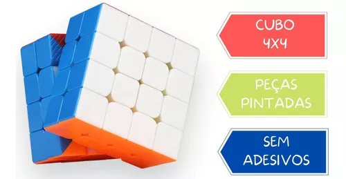 Cubo Mágico Profissional 3x3x3 Moyu Meilong - Colorido sem