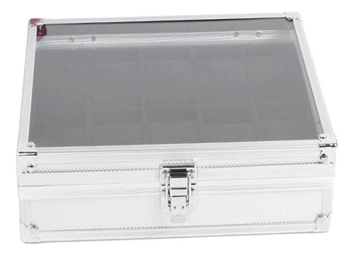 Caja De Reloj Con 12 Ranuras, Práctico Organizador De