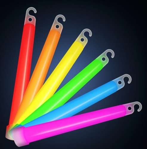 Bastão Luminoso  Luz Química Light Stick Kit C/ 16 Unidades