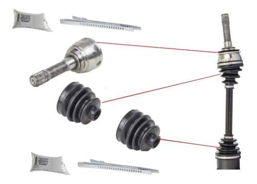 Junta Homocinetica Roda + 2 Coifas Vitara 1.6 1996 1997 1998
