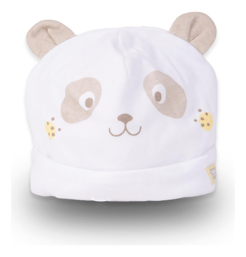 Pack 2 Pzas Gorro Bebé Unisex Blanco Pillin