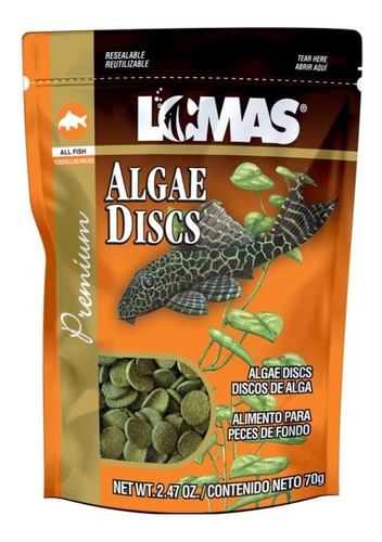 Grupo Acuario Lomas Alimento Para Peces De Fondo 70 Gr