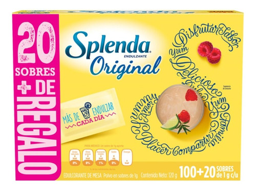 Endulzante Splenda 120 Sobres