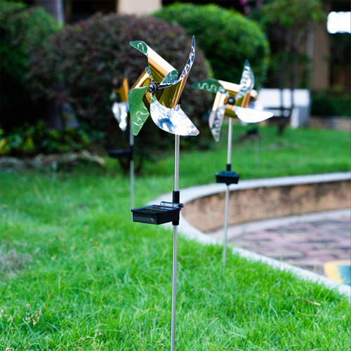 M Ground Plug Lights, Decoração De Jardim, Moinho De Vento