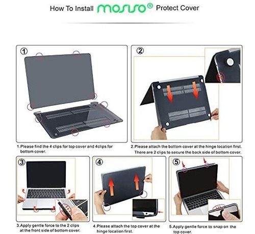 Funda Para Macbook Air 13 Pulgadas Con Accesorios 5pzs Camel