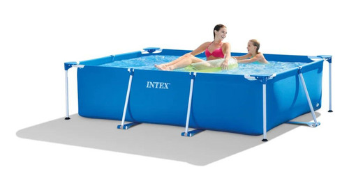 Piscina Rectangular Armable 220x150 Estructural Intex 1662lt