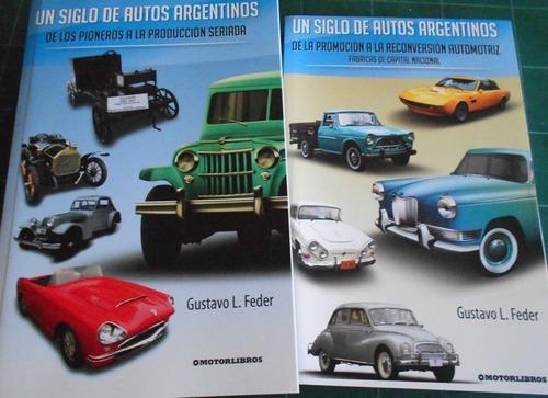 2 Libros Autos Argentinos Rastrojero Ika A Union Bmw Heinkel