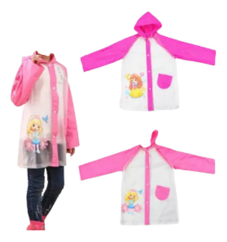 Pilotos Lluvia Infantil Rosa Rk111207r