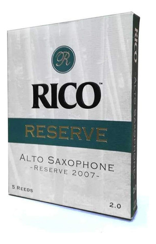 Reserve Classic Alto Sax Reeds, Strength 2.0, 5-pack