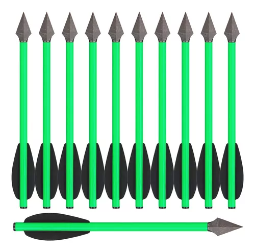 Flechas de pernos de ballesta de aluminio de 6.3 pulgadas con