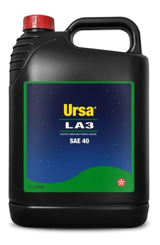 Aceite Ursa La-3 Sae 40 Texaco 4 Lts Lubricante Para Diesel