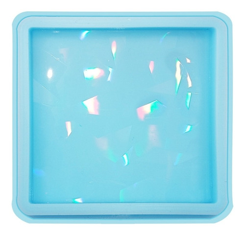 Molde De Silicona Holográfico Light Shadow Cup Pad,