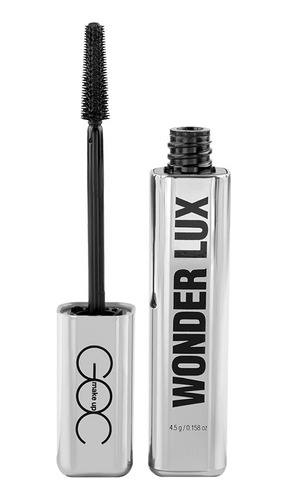 Goc Mascara De Pestañas, Wonder Lux, Resistente A La Humedad Color Negro