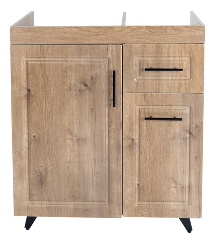 Mueble Lavaplatos 80wd Nogal 80x50x90cm