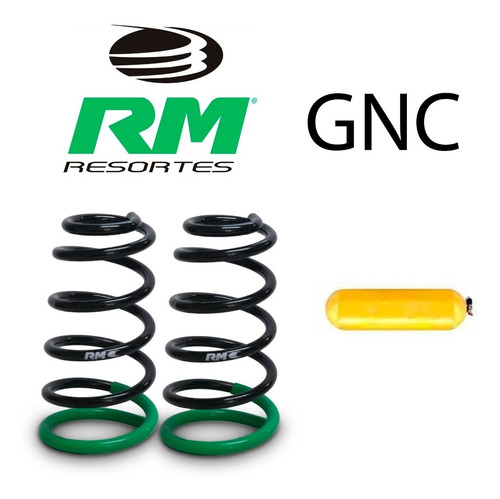 Kit Espirales Rm Traseros Reforzados Gnc Dodge Vw 1500 1800 Rural