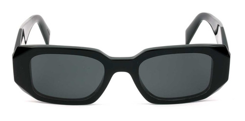 Óculos De Sol Prada 17w - Preto Brilho/cinza 1ab-5s0 49mm