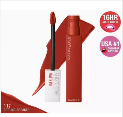 Imagen 3 de 8 de Labiales Maybelline Superstay Matte Ink, Larga Duración