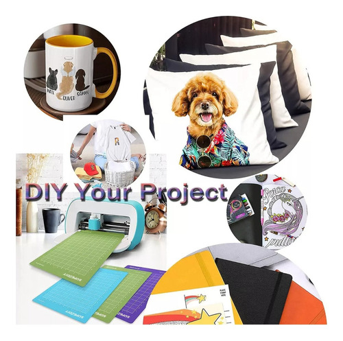 A Tapete De Corte Para Cricut Joy Y Vinil 12x4.5 Pulgadas