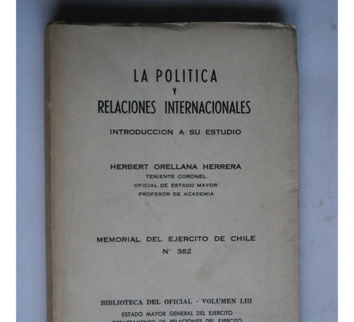 La Política Y Relaciones Internacionales .1975.