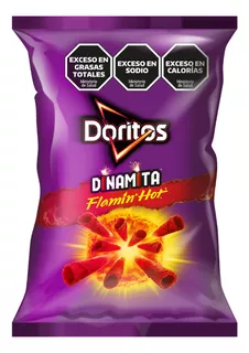 Doritos flamin' hot dinamita X 70 Gr snacks pepsico