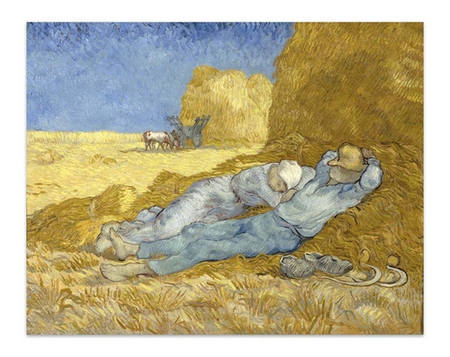 Cuadro Canvas Fine Art La Siesta Van Gogh 73x91 M Y C