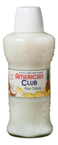 Piña Colada Amerian Club 750ml Coctel Fullescabio Oferta