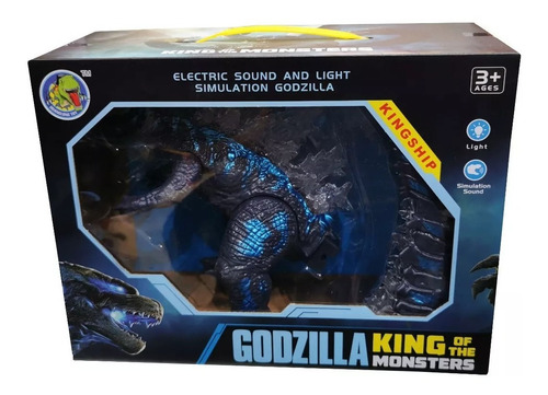 Godzilla Dinosaurio Mounstro Movimiento Luz Sonido Juguete