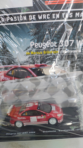 Colección Oficial Wrc 65 Peugeot 307 2004 Grönholm Rojo