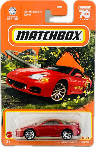 Matchbox 70 Years 1994 Mitsubishi 3000gt Rojo 68/100 | 2023