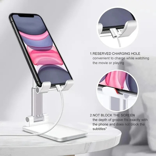 ( Soporte De Soporte Móvil De Escritorio Soporte Ajustable