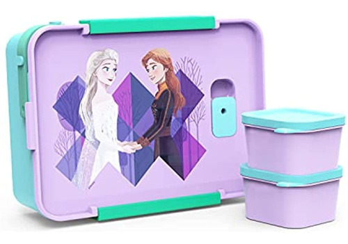 Zak Designs Disney Frozen 2 Caja Bento De Plástico Reutiliza