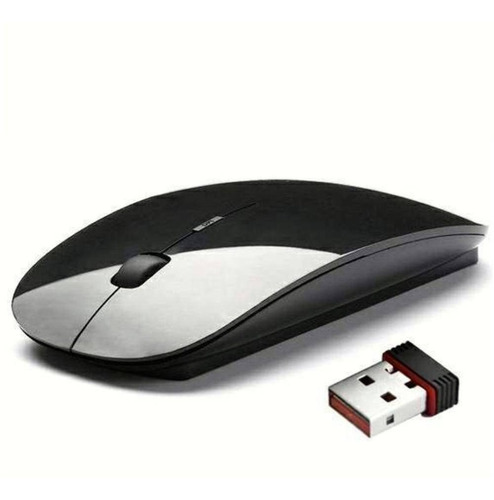 Mouse Óptico S/fio Wireless Usb 2.4ghz Pc - Tv - Notebook