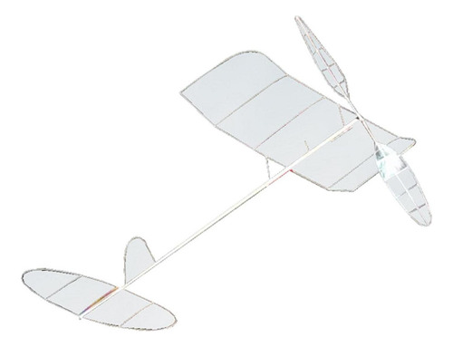 Xf Modelo De Avião Voador Planador Com Motor Elástico Modelo
