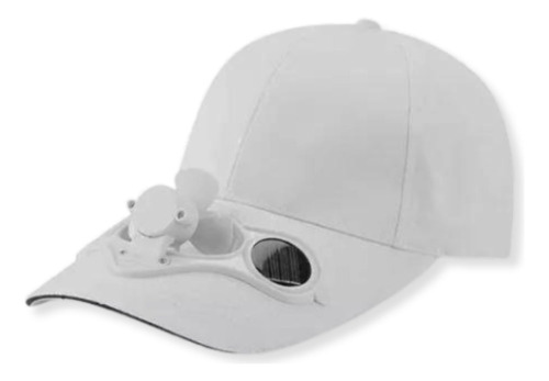 Gorra Ventilador Solar Deportivo Toda Lona Blanco Mz63