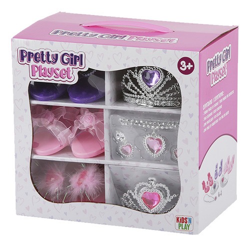 Set De Princesas Con Zapatitos Y Accesorios