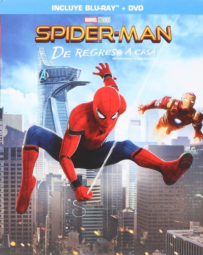 Spider-man De Regreso A Casa Homecoming Blu Ray + Slipcover