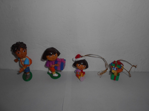 Lote 5 Figuras De Dora La Exploradora Y Diego Go Viacom