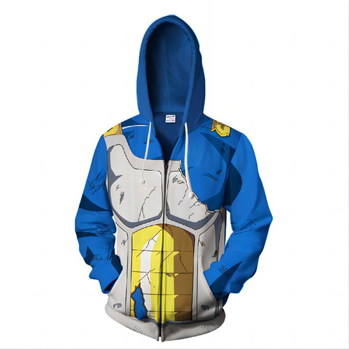 Sudadera Con Capucha Y Cremallera Dragon Ball Cosplay For J