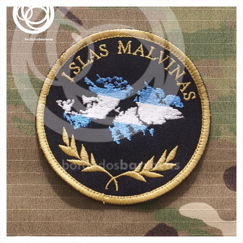 Escudo Bordado Islas Malvinas Argentinas Parche 9x9 Abrojo