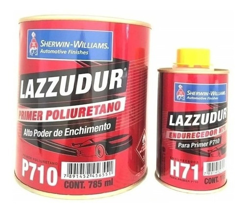 Primer P710 2k Auto Poliuretano + Cat X 1 Lt. Sherwin