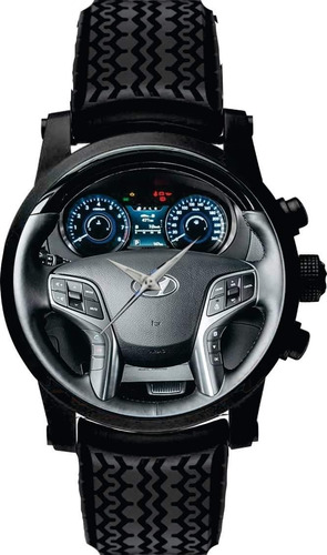 Imagem 1 de 6 de Relógio De Pulso Personalizado Painel Carro - Cod.hyrp037