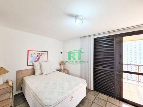 Imagem 9 de 28 de Cobertura De Alto Padrão, Beira Mar, Vista Para O Mar, 4 Quartos, 2 Vagas De Garagem, Área De Lazer, Enseada, Guarujá Sp - Co0246