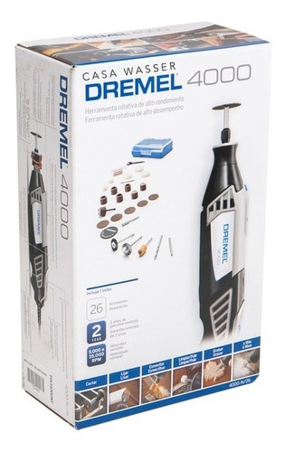 Torno Dremel 4000 + 26  Accesorios