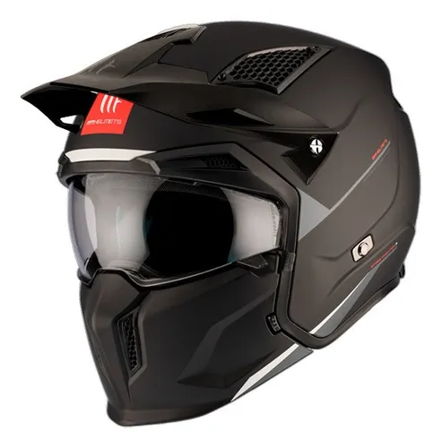 Casco Doble Visor Abierto GreenLine BYB7