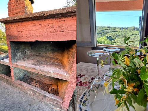 Casa O Cabaña Alquiler En Villa Serrana Hasta 4 Y Hasta 12 Personas, Terraza, Hermosa Vista, Piscina, Tv, Wifi, Etc