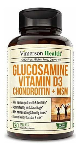 Sulfato De Glucosamina Condroitina Y Vitamina D3 Con Boswel