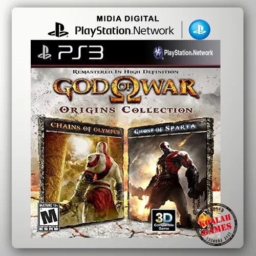 God Of War Origins (2 Em 1) Ps3 - Jogo Digital