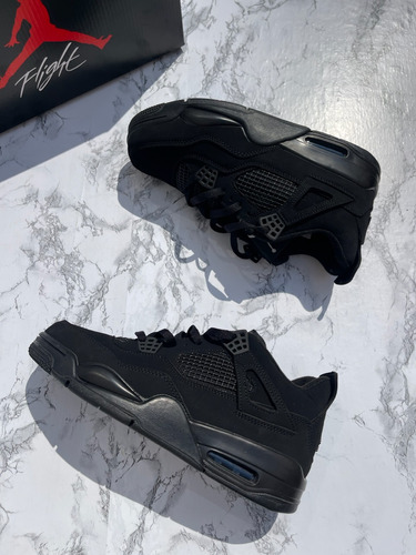 Jordan 4 Black Cat Negro Talla 23.5